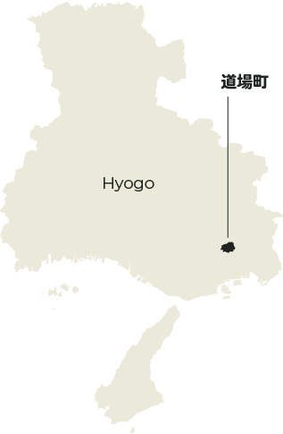 道場町の位置を示す地図